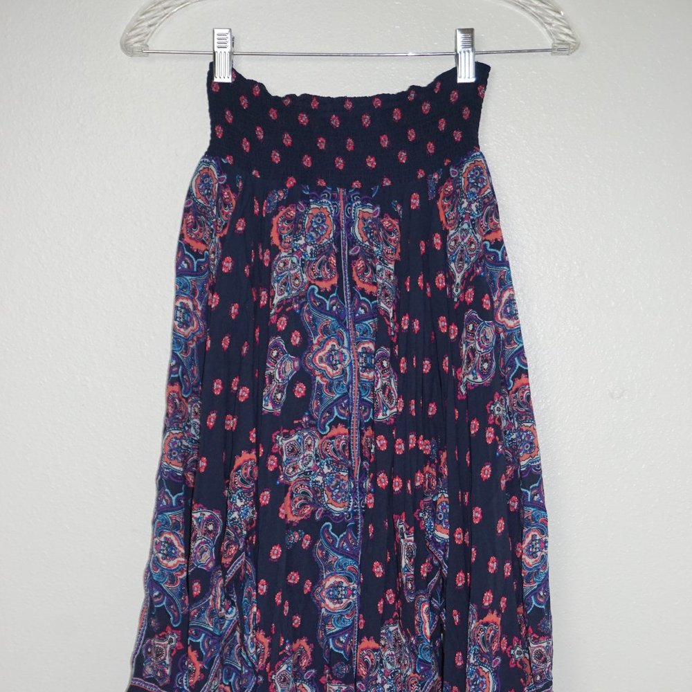 Free People Fly Away Paisley Skirt